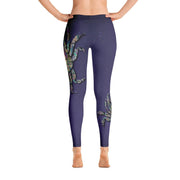 Rainbow Crab 3 Gyotaku Leggings - 57 Peaks